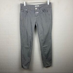 CLOSED Baker Pants 25 Blue White Pintstripe Ankle